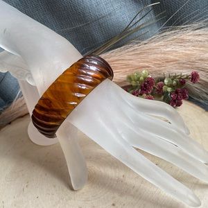 Vintage- Carved Apple juice Bakelite- Rare!